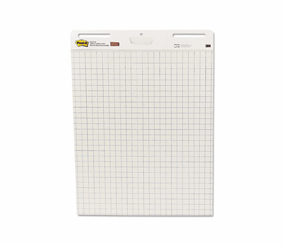 MMM560 Self-Stick Easel Pads, Quad Rule, 25 x 30, White, 2 30-Sheet Pads/Carton By 3M/COMMERCIAL TAPE DIV.