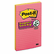 MMM5845SSUC Super Sticky Notes, 5 x 8, Lined, Assorted Jewel Pop Colors, 4 45-Sheet Pads/Pack By 3M/COMMERCIAL TAPE DIV.