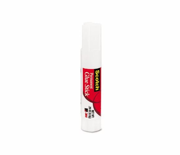 MMM600824S Permanent Glue Stick, .28 oz, 24/Pack By 3M/COMMERCIAL TAPE DIV.