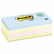 MMM653RPA Recycled Notes, 1-1/2 x 2, Sunwashed Pier, 12 100-Sheet Pads/Pack By 3M/COMMERCIAL TAPE DIV.