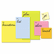 MMM65412SSAN Super Sticky Notes, 3 x 3, Five Electric Glow Colors, 12 90-Sheet Pads/Pack By 3M/COMMERCIAL TAPE DIV.