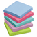 MMM65412SST Super Sticky Pads, 3 x 3, Five Tropic Breeze Colors, 12 90-Sheet Pads/Pack By 3M/COMMERCIAL TAPE DIV.
