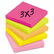 MMM65414AN Original Pads in Neon Colors, 3 x 3, Five Neon Colors, 14 100-Sheet Pads/Pack By 3M/COMMERCIAL TAPE DIV.