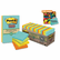 MMM65424NHCP Farmers Market Super Sticky Notes Cabinet Pack, 3 x 3, 24 70-Sheet Pads/Pack By 3M/COMMERCIAL TAPE DIV.