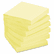 MMM654RP24YW Original Recycled Note Pads, 100 3 x 3 Sheets, Canary Yellow, 24 Pads/Pack By 3M/COMMERCIAL TAPE DIV.