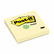 MMM654RPYW Recycled Notes, 3 x 3, Canary Yellow, 12 100-Sheet Pads/Pack By 3M/COMMERCIAL TAPE DIV.