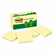 MMM654RPYW Recycled Notes, 3 x 3, Canary Yellow, 12 100-Sheet Pads/Pack By 3M/COMMERCIAL TAPE DIV.