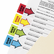 MMM680SH4VA Flags in Dispenser, 200 "Sign Here", 48 Arrow Flags, Four Colors, 248/Pack By 3M/COMMERCIAL TAPE DIV.