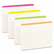 MMM686F1BB Durable File Tabs, 2 x 1 1/2, Striped, Assorted Fluorescent Colors, 24/Pack By 3M/COMMERCIAL TAPE DIV.