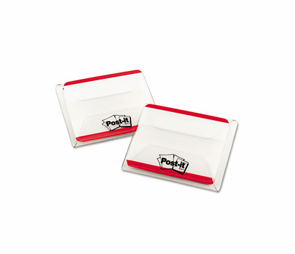 MMM686F50RD Durable File Tabs, 2 x 1 1/2, Striped, Red, 50/Pack By 3M/COMMERCIAL TAPE DIV.