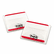 MMM686F50RD Durable File Tabs, 2 x 1 1/2, Striped, Red, 50/Pack By 3M/COMMERCIAL TAPE DIV.
