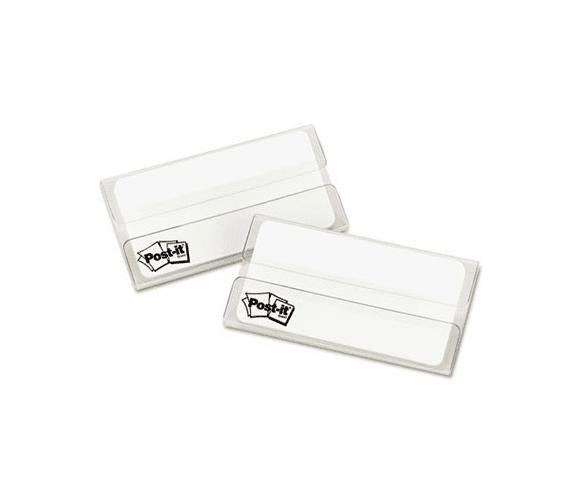 MMM686F50WH3IN Durable File Tabs, 3 x 1 1/2, White, 50/Pack By 3M/COMMERCIAL TAPE DIV.