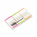 MMM686LPGO Durable File Tabs, 1 x 1 1/2, Striped, Assorted Fluorescent Colors, 66/Pack By 3M/COMMERCIAL TAPE DIV.