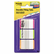 MMM686LPGO Durable File Tabs, 1 x 1 1/2, Striped, Assorted Fluorescent Colors, 66/Pack By 3M/COMMERCIAL TAPE DIV.
