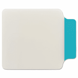 MMM687A3 Durable Note Tabs, 2 3/4 x 3 3/8, Aqua, 10/PK By 3M/COMMERCIAL TAPE DIV.