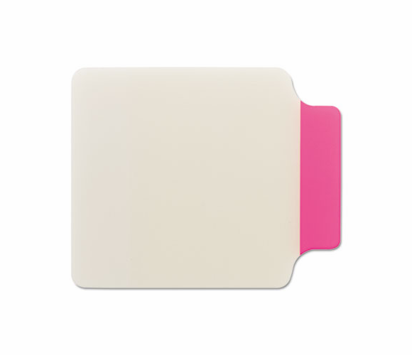 MMM687P3 Durable Note Tabs, 2 3/4 x 3 3/8, Pink, 10/PK By 3M/COMMERCIAL TAPE DIV.