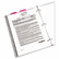 MMM687P3 Durable Note Tabs, 2 3/4 x 3 3/8, Pink, 10/PK By 3M/COMMERCIAL TAPE DIV.