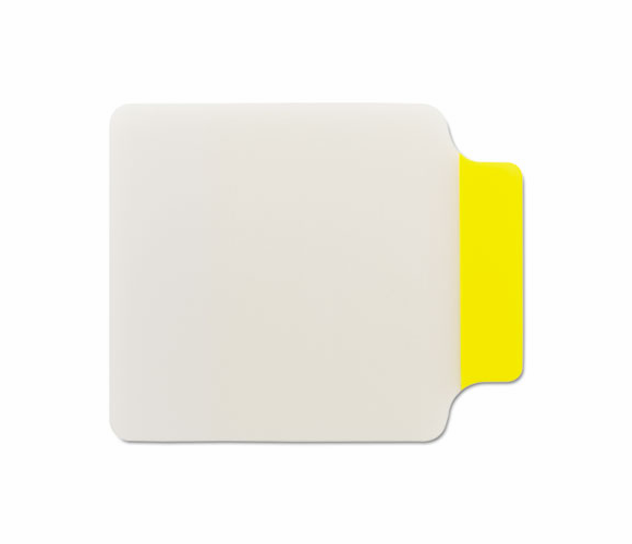 MMM687Y3 Durable Note Tabs, 2 3/4 x 3 3/8, Yellow, 10/PK By 3M/COMMERCIAL TAPE DIV.