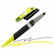 MMM691HLP3BLK Flag Pen/Highlighter, BE/PK/YW, Black Contemp Barrel, Chisel, 3/Pk By 3M/COMMERCIAL TAPE DIV.