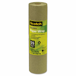 MMM6955 Scotch Recyclable Paper Wrap, 12" x 55ft., 12/Carton By 3M/COMMERCIAL TAPE DIV.