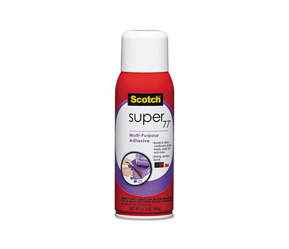 MMM77 Super 77 Multipurpose Spray Adhesive, 13.57 oz, Aerosol By 3M/COMMERCIAL TAPE DIV.