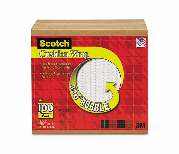 MMM7961 Scotch Recyclable Cushion Wrap, 12" x 100ft. By 3M/COMMERCIAL TAPE DIV.