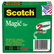 MMM8102P1272 Magic Tape, 1/2" x 2592", 3" Core By 3M/COMMERCIAL TAPE DIV.