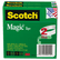 MMM8102P3472 Magic Tape, 3/4" x 2592", 3" Core, 2 Rolls By 3M/COMMERCIAL TAPE DIV.