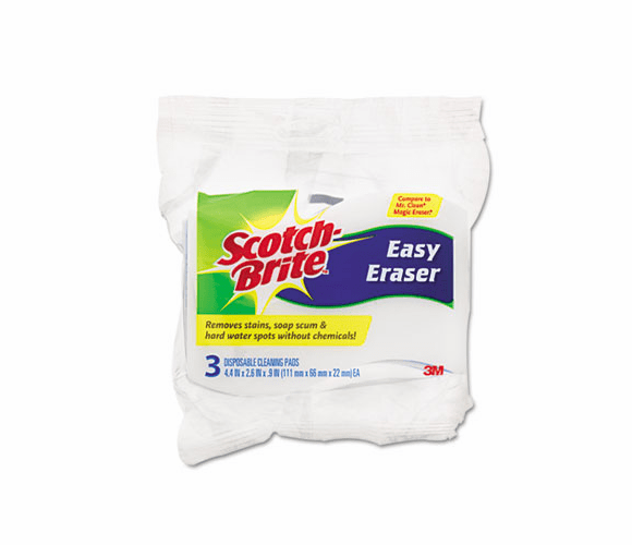 MMM833 Erasing Pad, Blue, 3/Pack By 3M/COMMERCIAL TAPE DIV.