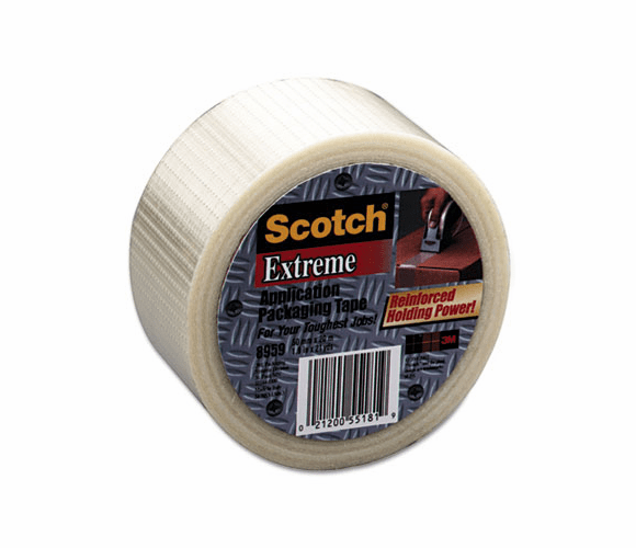 MMM8959 Bi-Directional Filament Tape, 1.88" x 54.6 yards, 3" Core By 3M/COMMERCIAL TAPE DIV.