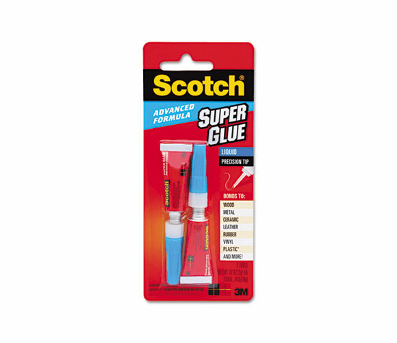 MMMAD121 Scotch Single Use Super Glue, 1/2 Gram Tube, Liquid By 3M/COMMERCIAL TAPE DIV.