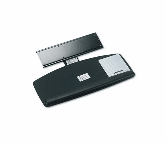 MMMAKT60LE Knob Adjust Keyboard Tray, 25-1/2 x 11-1/2, Black By 3M/COMMERCIAL TAPE DIV.