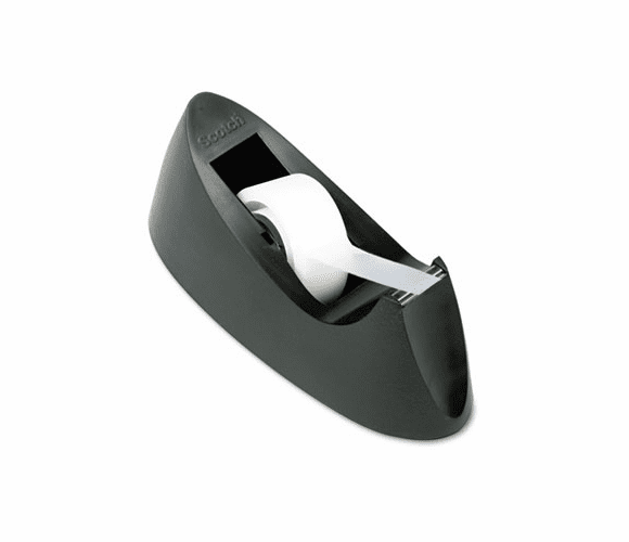 MMMC15BK C15 Desktop Tape Dispenser, Attached 1" core, Black By 3M/COMMERCIAL TAPE DIV.