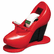 MMMC30SHOE Shoe Tape Dispenser, Red High Heel, 1" Core By 3M/COMMERCIAL TAPE DIV.