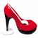 MMMC30SHOETT Shoe Tape Dispenser, Two Tone Red and Black, with 3/4 x 350 Roll Magic Tape By 3M/COMMERCIAL TAPE DIV.