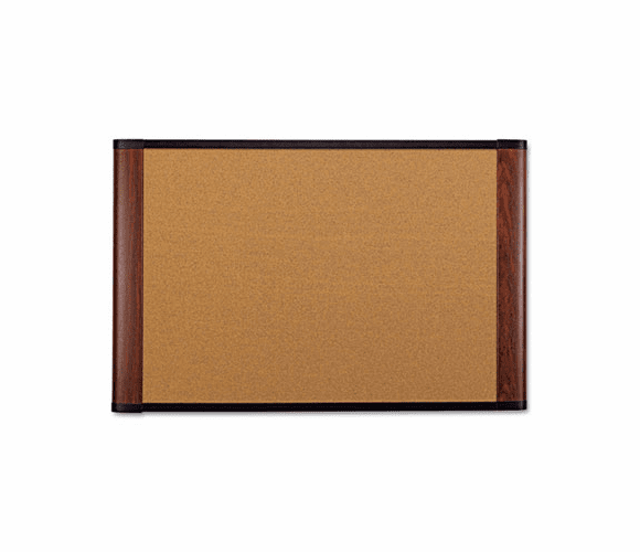 MMMC7248MY Cork Bulletin Board, 72 x 48, Mahogany Frame By 3M/COMMERCIAL TAPE DIV.