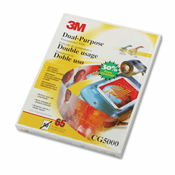 MMMCG5000 Dual-Purpose Transparency Film, Letter, Clear, 50/Box By 3M/COMMERCIAL TAPE DIV.