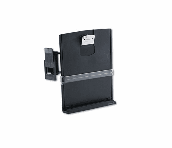 MMMDH440MB Adjustable Monitor Mount Clip Copyholder, Plastic, 35 Sheet Capacity, Black By 3M/COMMERCIAL TAPE DIV.