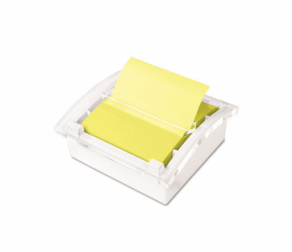 MMMDS330WH Clear Top Pop-up Note Dispenser for 3 x 3 Self-Stick Notes, White By 3M/COMMERCIAL TAPE DIV.