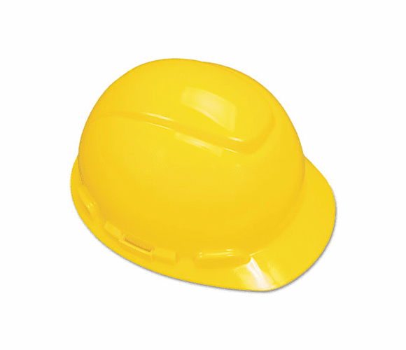 MMMH702R H-700 Series Hard Hat with 4-Point Ratchet Suspension, Yellow By 3M/COMMERCIAL TAPE DIV.