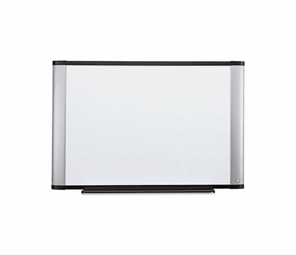 MMMM4836A Melamine Dry Erase Board, 48 x 36, Aluminum Frame By 3M/COMMERCIAL TAPE DIV.