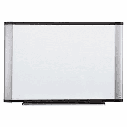 MMMM4836A Melamine Dry Erase Board, 48 x 36, Aluminum Frame By 3M/COMMERCIAL TAPE DIV.