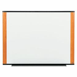 MMMM4836LC Melamine Dry Erase Board, 48 x 36, Light Cherry Frame By 3M/COMMERCIAL TAPE DIV.