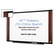 MMMM4836MY Melamine Dry Erase Board, 48 x 36, Mahogany Frame By 3M/COMMERCIAL TAPE DIV.
