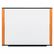 MMMM7248LC Melamine Dry Erase Board, 72 x 48, Light Cherry Frame By 3M/COMMERCIAL TAPE DIV.