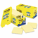 MMMR33018CP Cabinet Pack, Pop-up Notes, 3 x 3, Canary Yellow, 18 90-Sheet Pads/Pack By 3M/COMMERCIAL TAPE DIV.