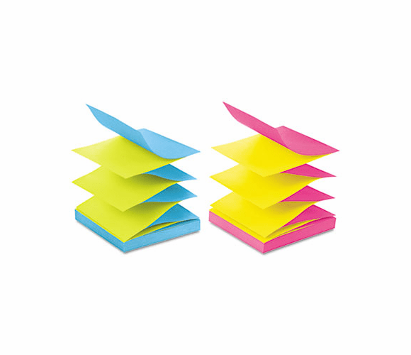 MMMR330UALT Pop-Up Refills, 3 x 3, 4 Alternating Ultra Colors, 12 100-Sheet Pads/Pack By 3M/COMMERCIAL TAPE DIV.
