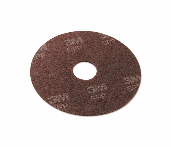 MMMSPP18 Surface Preparation Pad, 18", Maroon, 10 per Carton By 3M/COMMERCIAL TAPE DIV.