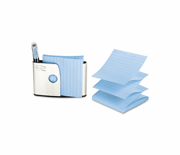 MMMTL440 Vertical Pop-up Dispenser, 4 x 4 Pad, Acrylic By 3M/COMMERCIAL TAPE DIV.