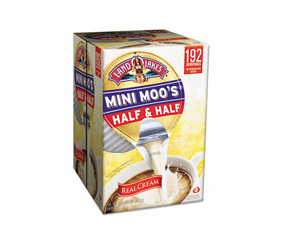 MMO100718 Mini Moo's Half & Half, .5 oz, 192/Carton By DEAN FOODS